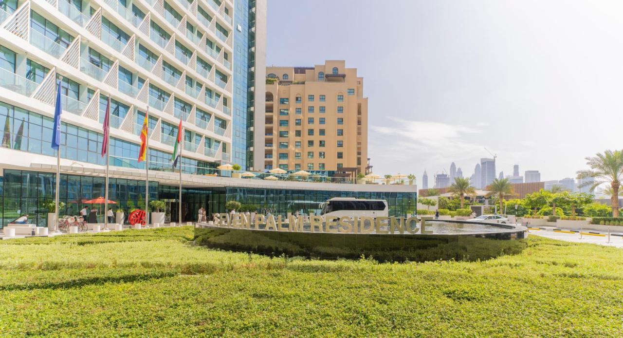 Luxury Studio, Seven Palm Residence-Palm Jumeirah Dubaj Kültér fotó