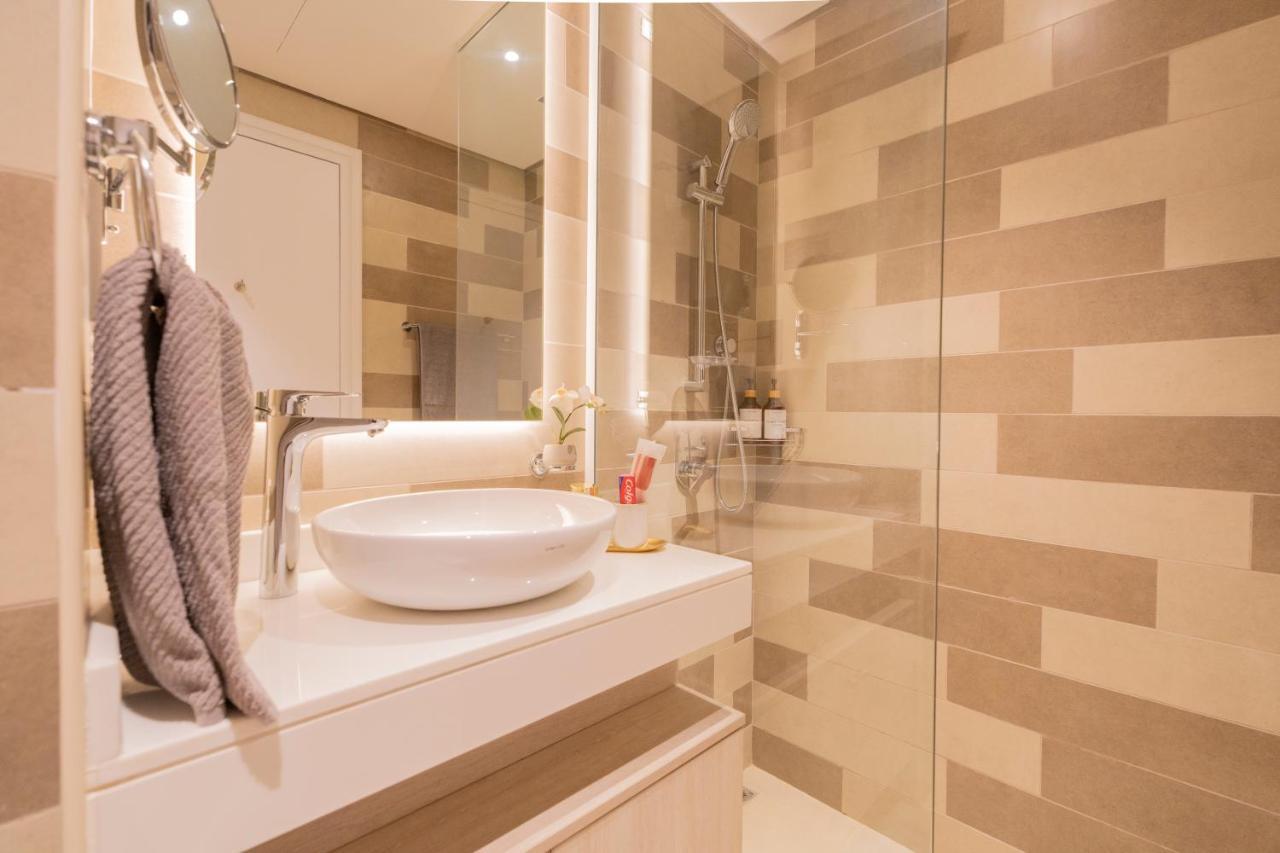 Luxury Studio, Seven Palm Residence-Palm Jumeirah Dubaj Kültér fotó