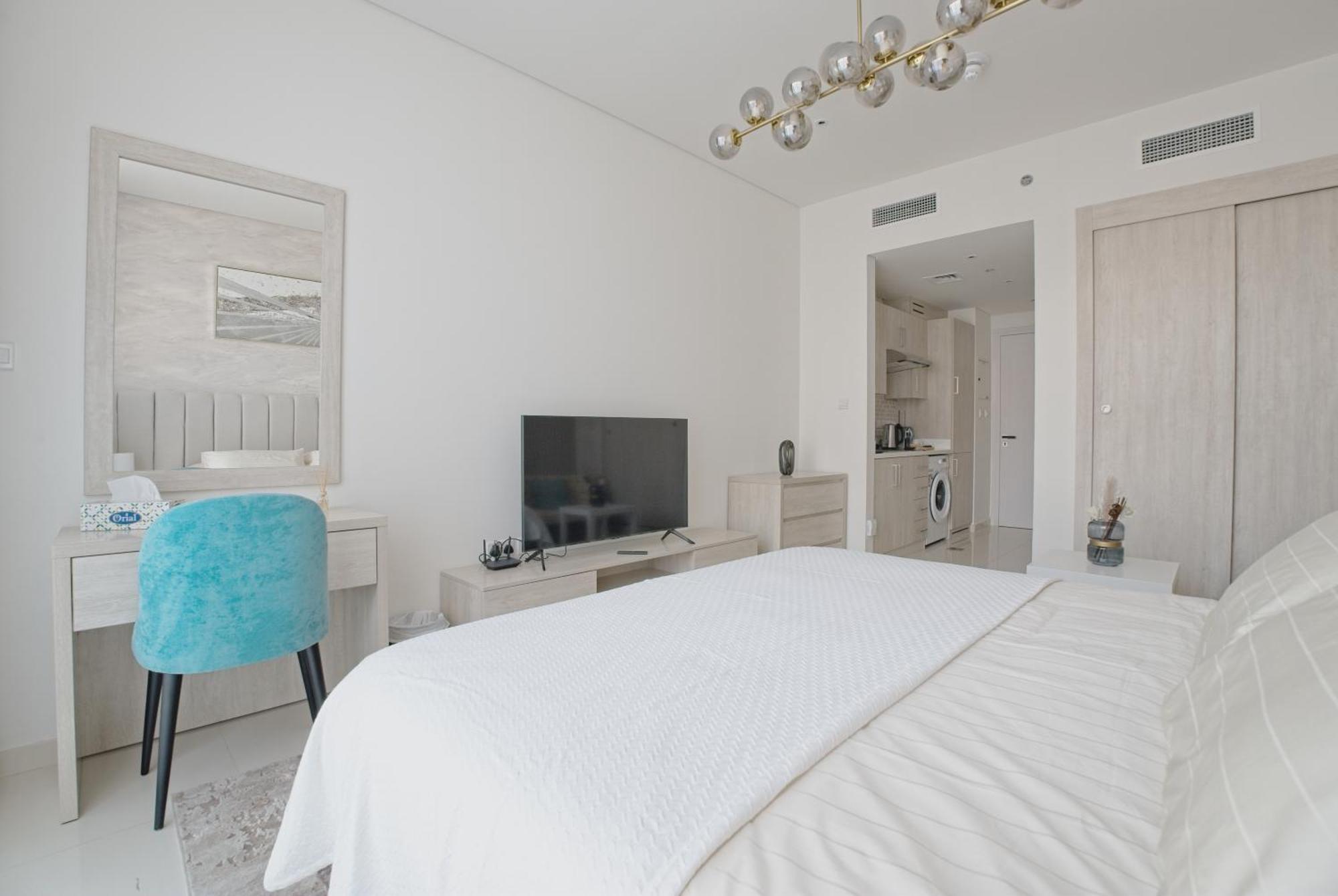 Luxury Studio, Seven Palm Residence-Palm Jumeirah Dubaj Kültér fotó