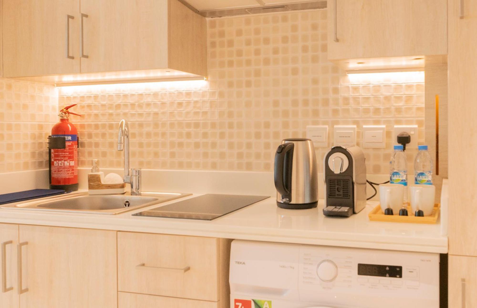Luxury Studio, Seven Palm Residence-Palm Jumeirah Dubaj Kültér fotó